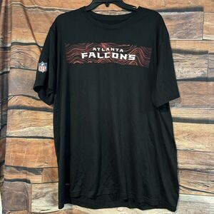 Nike T-Shirt Atlanta Falcons 2XL Short Sleeve Dri Fit Tee Football NFL On Field
